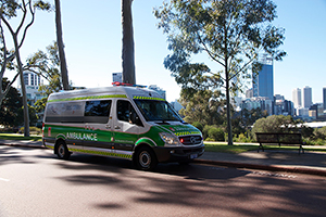 NETS WA Ambulance on Kings Park road