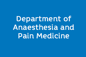 Dept of anaesthesia and pain med