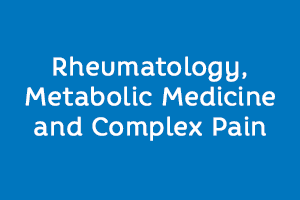 Rheumatology Metabolic Medicine and Complex Pain