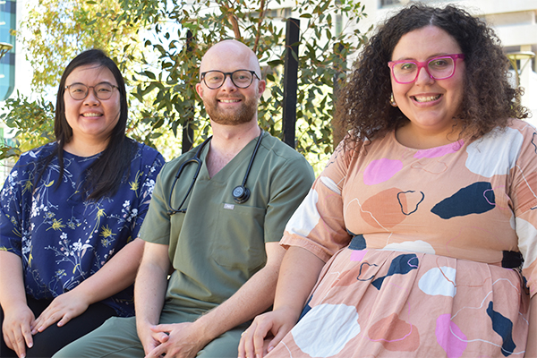 2025 Telethon Trust Fellows from left Siu Min Tay, Simon Moore and Sarah Black