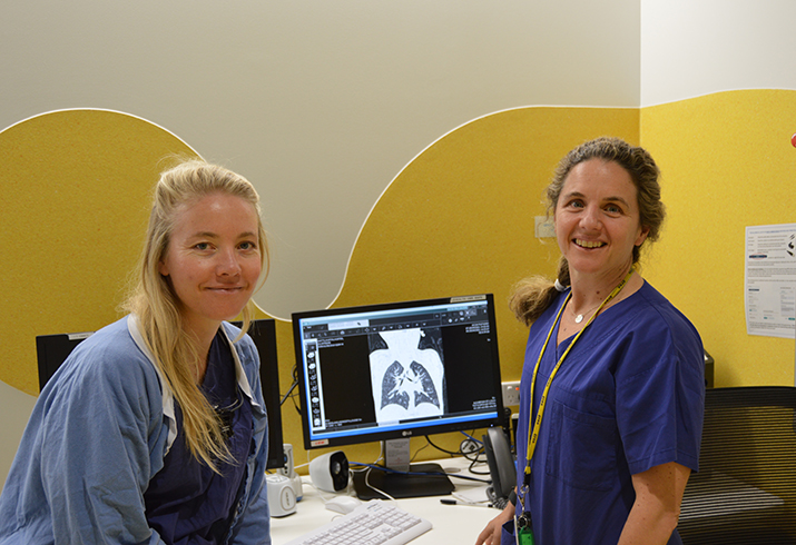 Dr Allison Reid, ENT Registrar and Dr Hayley Herbert, Head of Ear, Nose and Throat Department at PCH