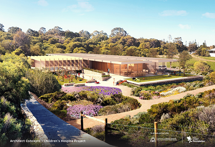 Artist render of the Children's Hospice Project