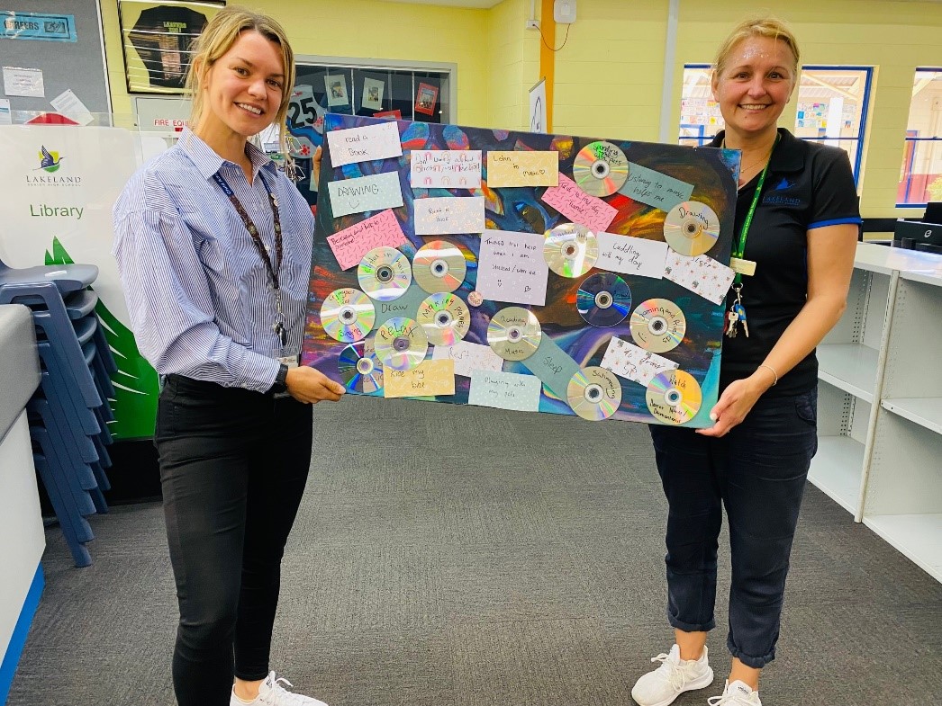 (l-r) Kimberley I’Anson (Fremantle CAMHS), Anita Cecic (Lakelands/Warnbro Student Services)