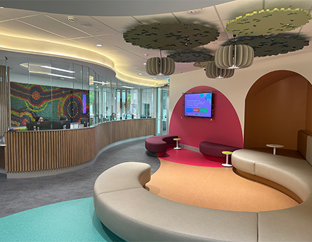 Midland Hub reception area