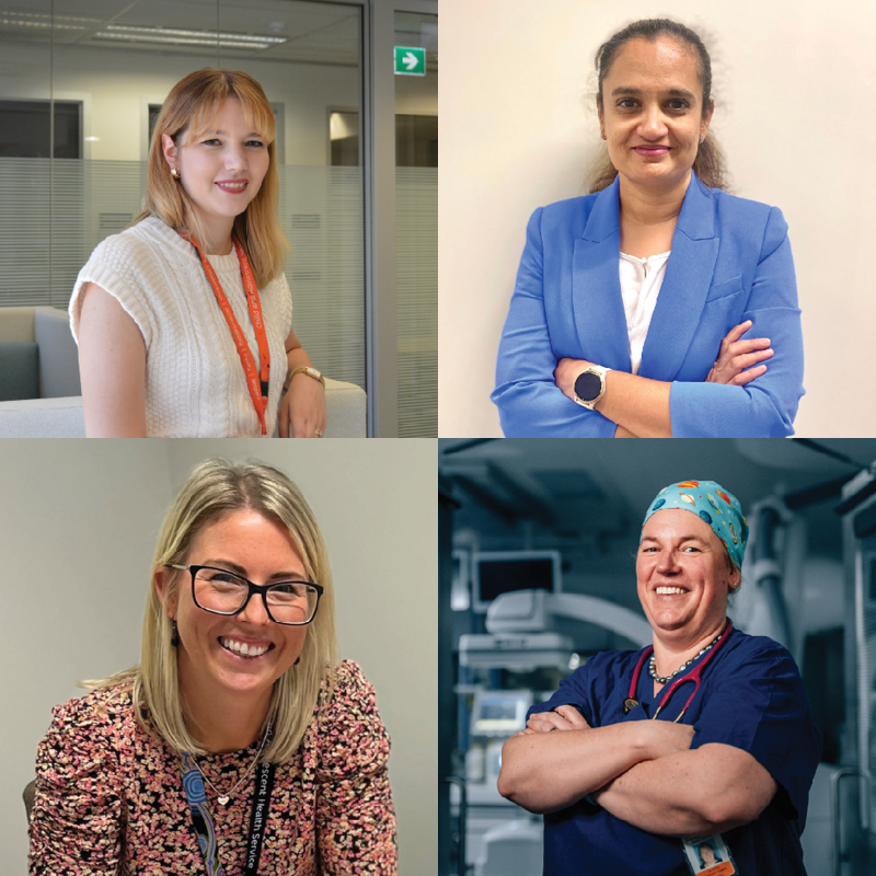 Dr Cayla Bellagarda, ​Dr. Hetal Dholaria, Jodi Renshaw-Todd and Professor Britta Regli-von Ungern-Sternberg