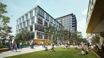 Murdoch Community Hub is located at 48 Barry Marshall Parade, Murdoch